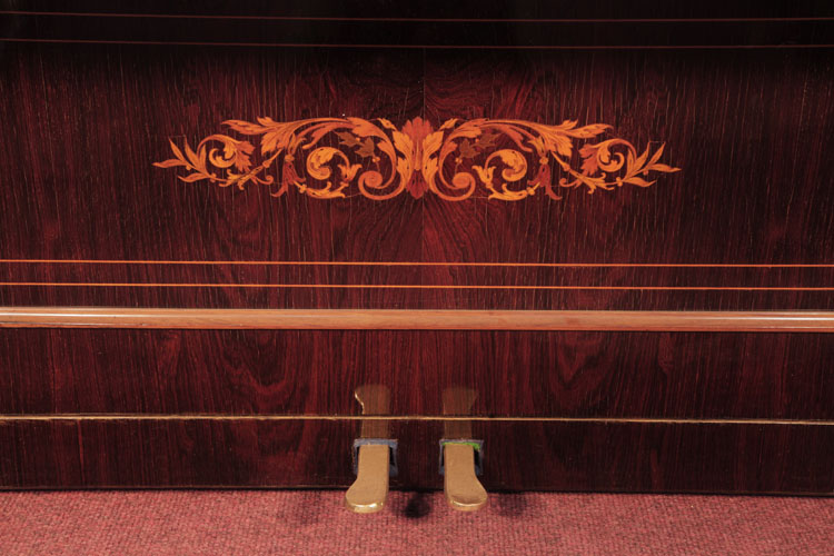 Ascherburg piano pedals and inlaid panel