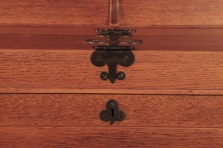 Bechstein iron key escutcheon in a clover leaf design