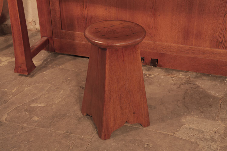 Bechstein matching oak piano stool 