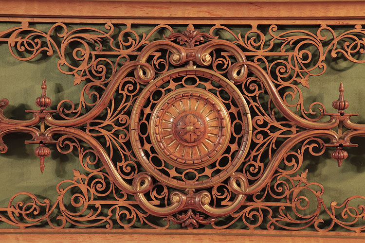 Brinsmead intricate fretwork front panel detail