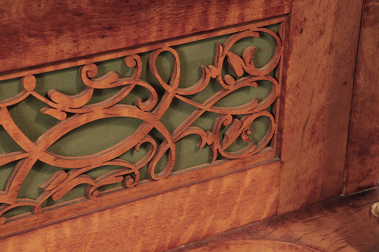 Brinsmead bottom fretwork panel detail in a sinuous arabesque design