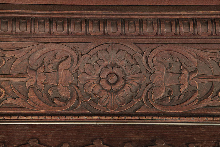 Georg Fortner cabinet featuring carved flowers and foliage