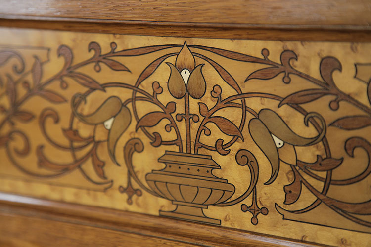 Ibach inlaid front panel detail