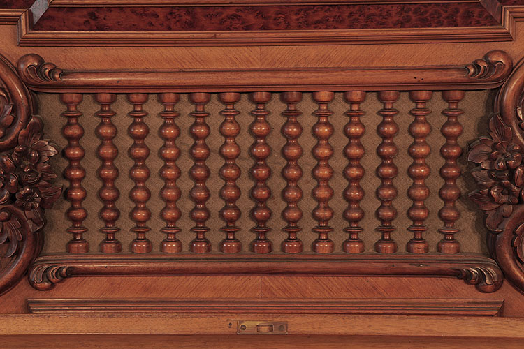 Pfaffe openwork spindle front panel functioning as a sound box 