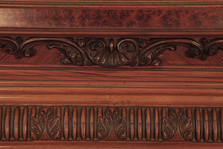 Pfaffe cabinet carvings of anthemions, shells and scrolling foliage