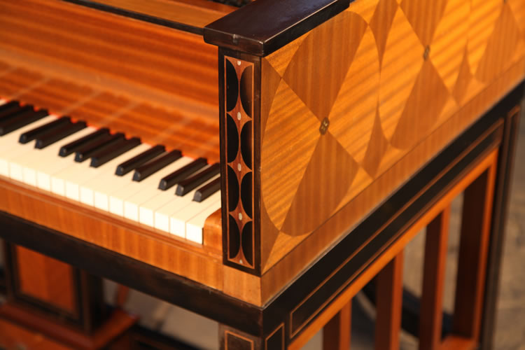 Steinway model O piano cheeks