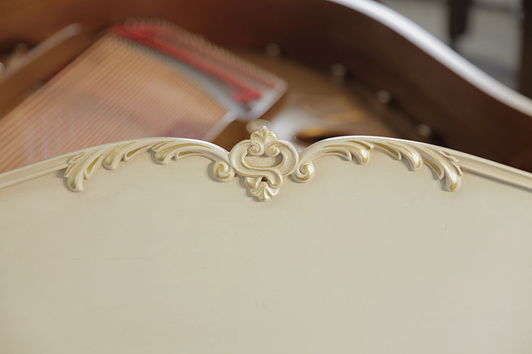 Carved, music desk central motif detail