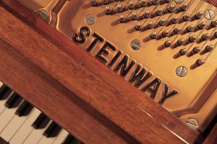 Steinway  manufacturer's name on frame