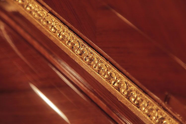 Steinway cabinet moulding detail