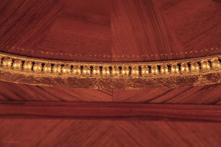 Steinway cabinet beading detail 