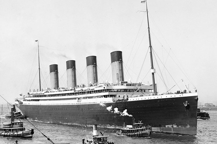 Photo of the majestic RMS Olympic