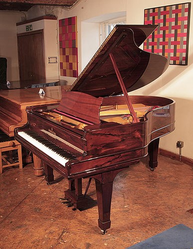 Golden Age of Pianos. Restored, 1878, Steinway Model A grand piano for sale with an exquisite, rosewood case and spade legs
