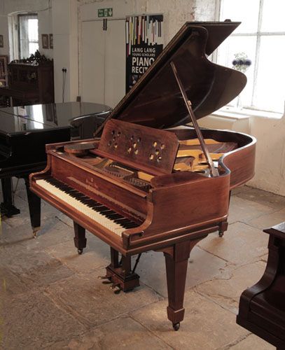 Golden Age of Pianos. Bespoke 1903, Steinway Model O grand piano for sale with a polished, rosewood case and music desk featuring cut-out hearts